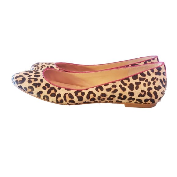 Shoes of Prey fur Ballerina flat size 7 Leopard print - Picture 4 of 10
